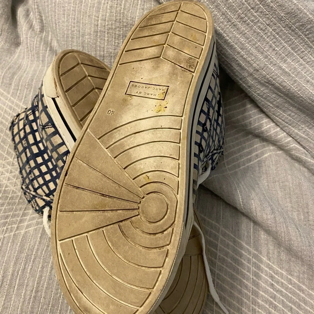 Marc by Marc Jacobs Mylo-Print Canvas High Tops size 40 us9